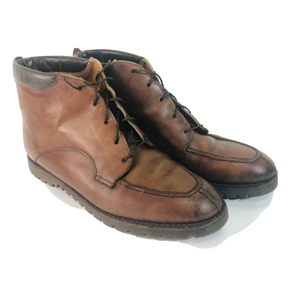 Cole Haan Country Chukka Boots, Size 8.5 B, 149127, F5592, Brown Leather